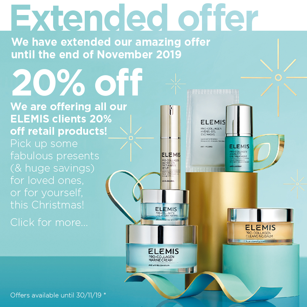 20% off ELEMIS Retail Products